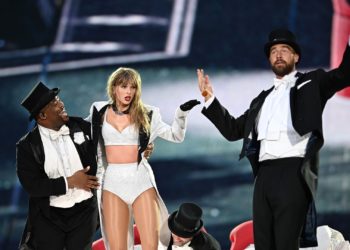 Travis Kelce considers the “honor” of performing with Taylor Swift live and how the two of them came up with the concept