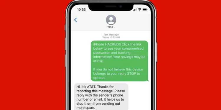 How to report spam texts on an iPhone